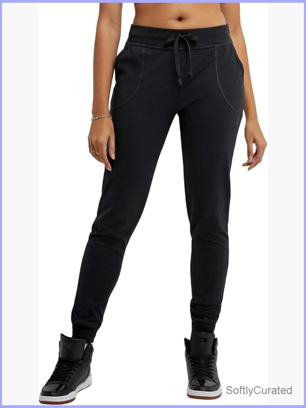 Standard Fit Lounge Joggers with Drawcord and Pockets